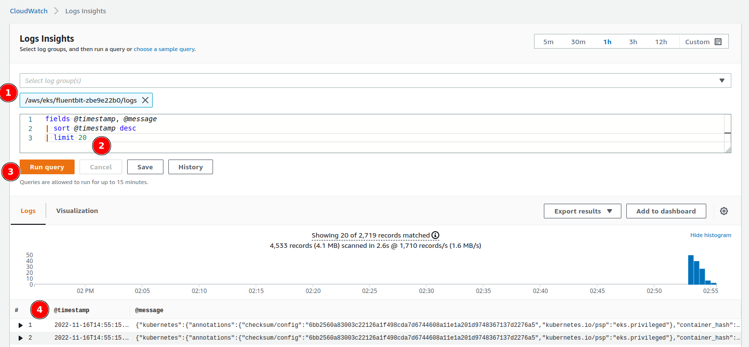 cloudwatch search