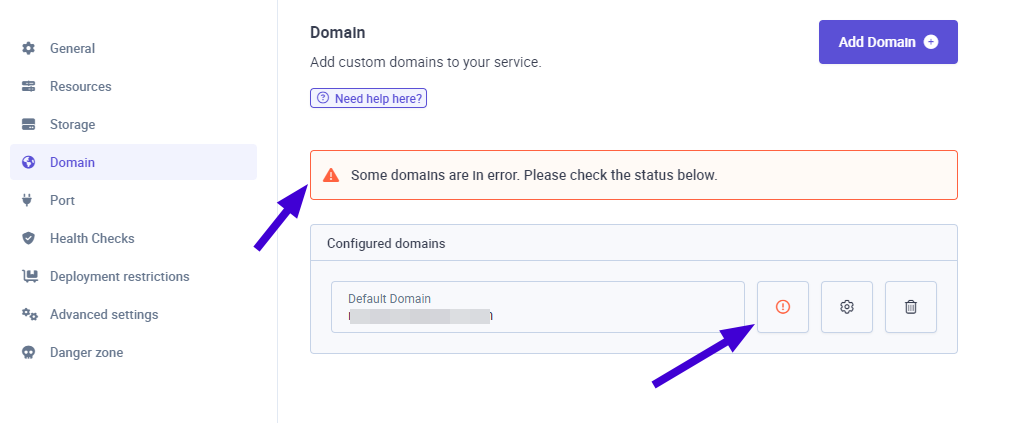 Check Domains