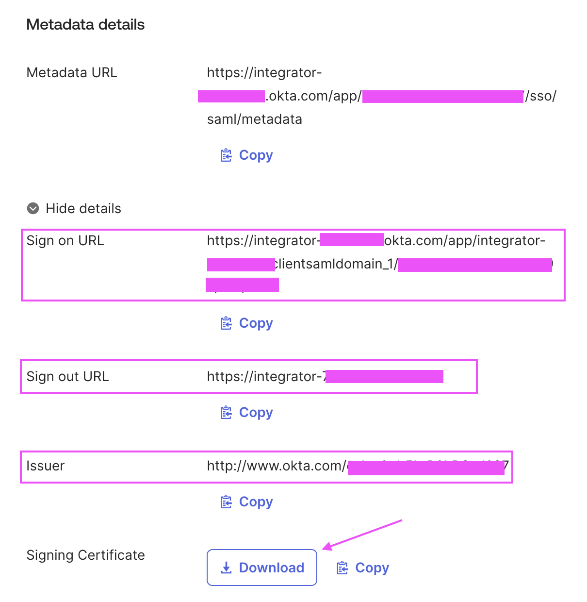 Saml Attributes Shared